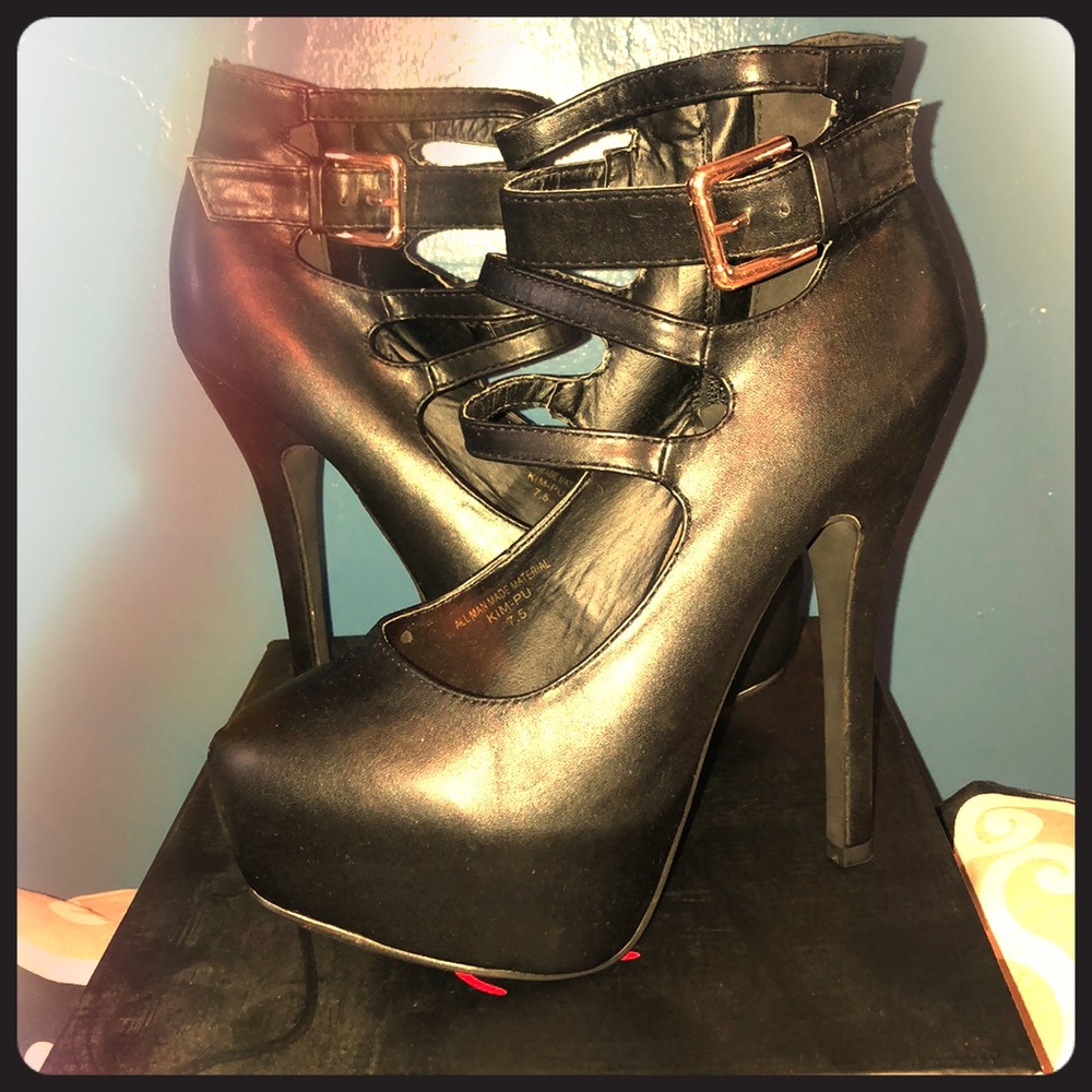Black heels